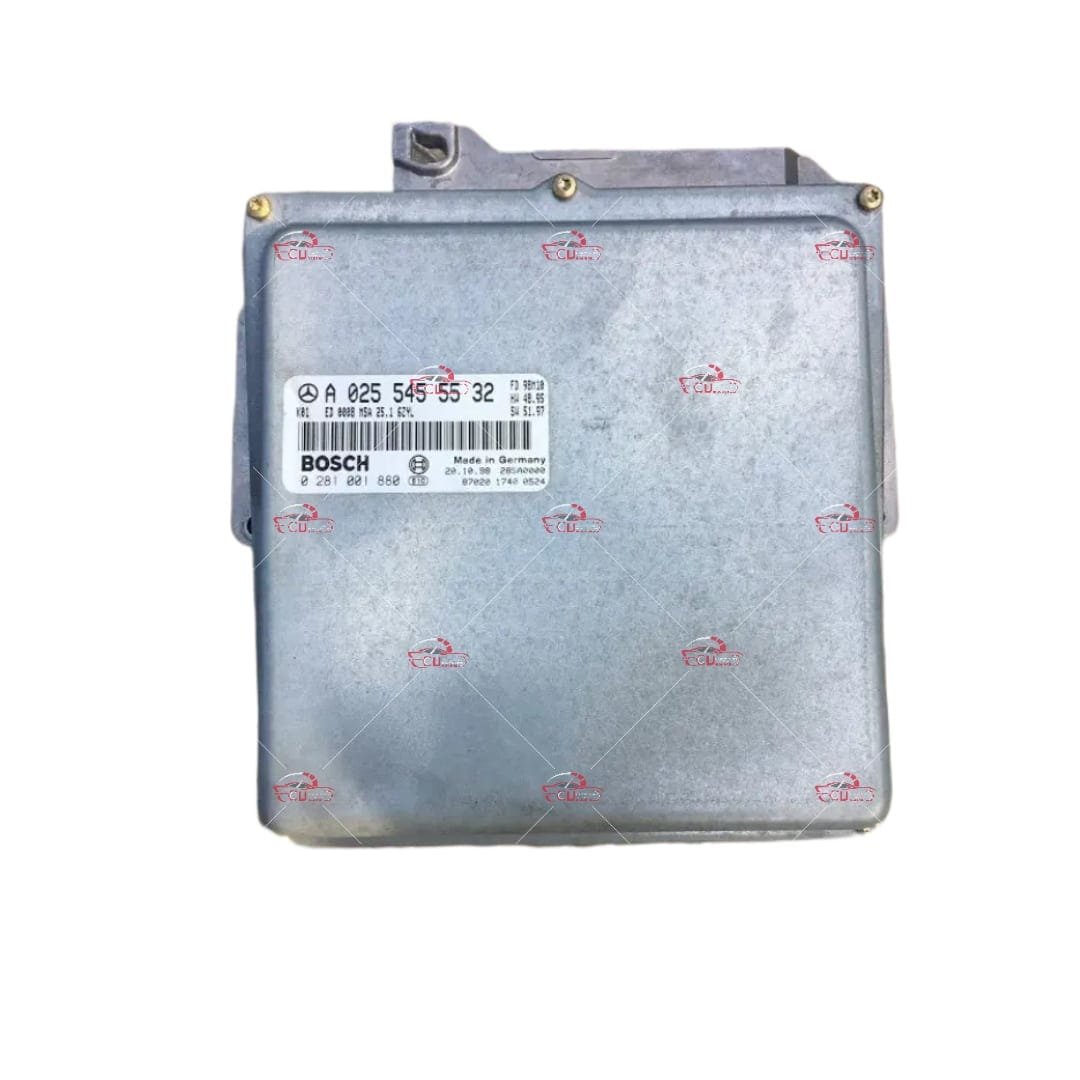 A0255455532, A 025 545 55 32 HỘP ĐIỀU KHIỂN ĐỘNG CƠ Ô TÔ ECU ECM MERSEDES-BENZ E300 3.0L, Bosch Engine ECU, Mercedes G 300DT, 0281001880, 0 281 001 880, A0255455532, A 025 545 55 32 , MSA 25.1