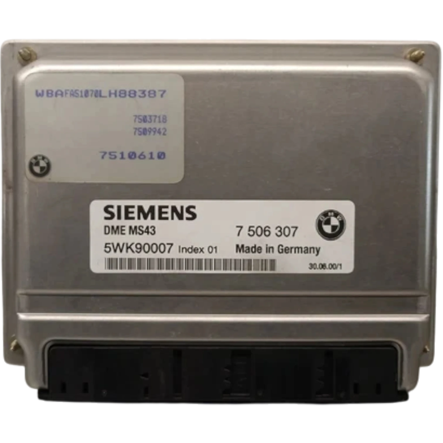 HỘP ĐIỀU KHIỂN ĐỘNG CƠ ECU ECM BMW 330i 3.0L  HỘP ĐIỀU KHIỂN ĐỘNG CƠ ECU ECM BMW 330i 3.0L Mã phụ tùng ECU ECM5WK90015 , 5WK90012 , 5WK90007 , 5WK90017 , 5WK90008 , 5WK900275WK90014Bosch ECU ECMBMW 330i 3.0L7506307, 7 506 3075WK90007Index 01DME MS43
