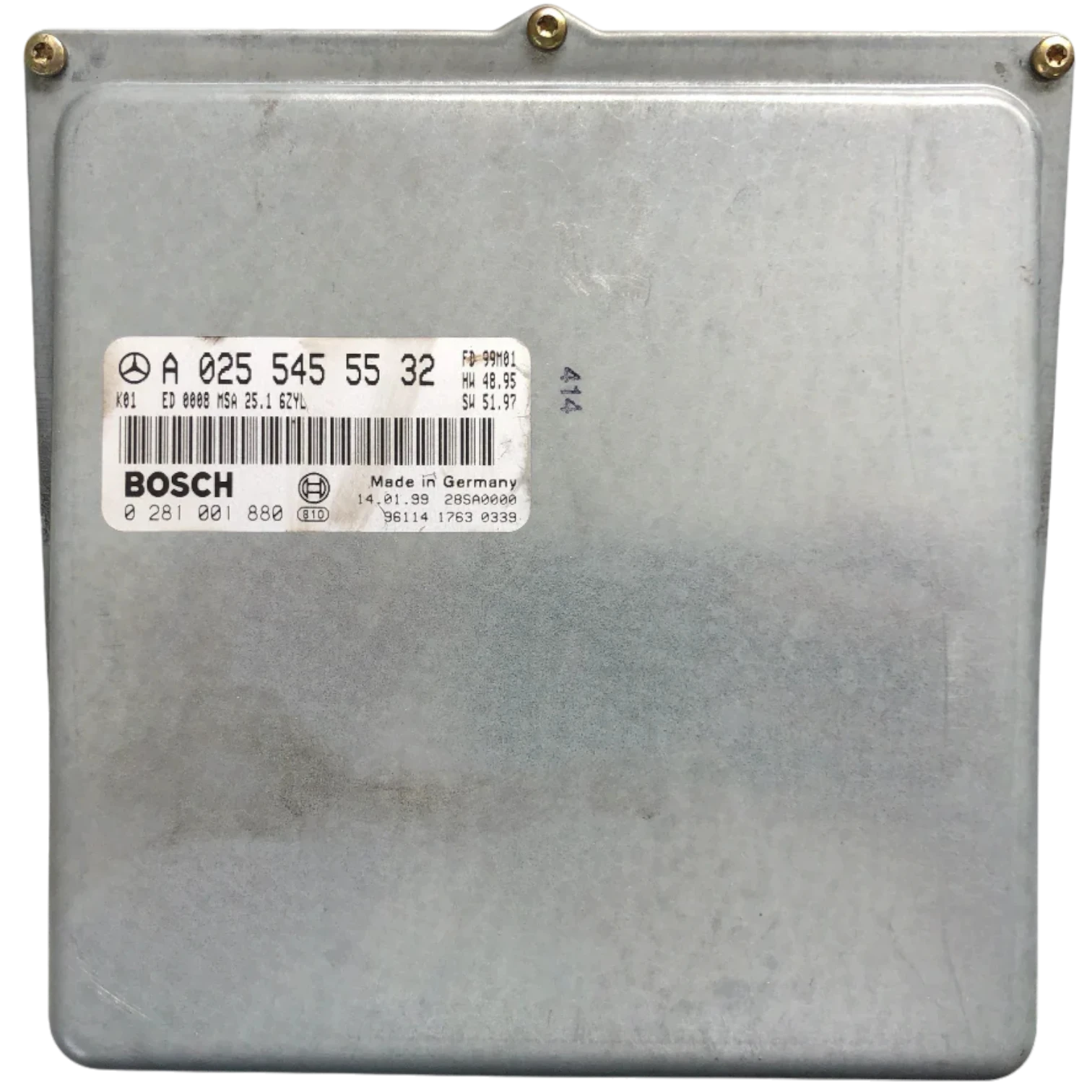 HỘP ĐIỀU KHIỂN ĐỘNG CƠ Ô TÔ ECU ECM MERSEDES-BENZ E300 3.0L HỘP ĐIỀU KHIỂN ĐỘNG CƠ Ô TÔ ECU ECM MERSEDES-BENZ E300 3.0LMã phụ tùng ECU ECMA0255458932 , A0255455532 , A0255455632 , A0255458532Bosch ECU ECMMERCEDES-BENZ E300 3.0L0281001880, 0 281 001 880A0255455532, A 025 545 55 32MSA25.1