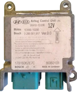 HỘP ĐIỀU KHIỂN TÚI KHÍ Ô TÔ SRS KIA CARENS 1.5L Mã phụ tùng hộp túi khí SRS 95910-1D200 SRS KIA CARENS 1.5L 0285001917, 0 285 001 917 959101D200 , 95910-1D200