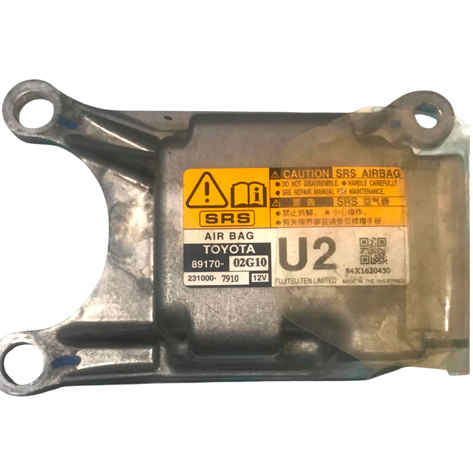 HỘP ĐIỀU KHIỂN TÚI KHÍ Ô TÔ SRS TOYOTA COROLA 1.8L HỘP ĐIỀU KHIỂN TÚI KHÍ Ô TÔ SRS TOYOTA COROLA 1.8LMã phụ tùng hộp túi khí SRS
89170-02G10
SRS
TOYOTA COROLA 1.8L
2310007910, 231000-7910
8917002G10 , 89170-02G10
