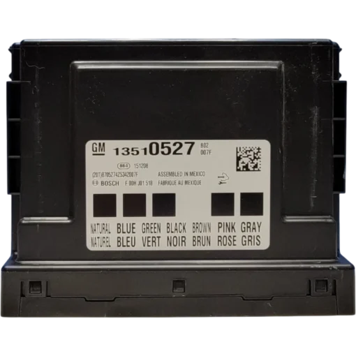 HỘP Body Control Module (BCM) OPEL INSIGNIA Mã phụ tùng BCM 13510527 Body Control Module (BCM) F 00H J01 518 13510527