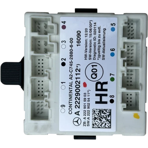 HỘP Body Control Module (BCM KHIỂN CỬA) MERCEDES-BENZ W205 Mã phụ tùng BCM A 2229002112 Body Control Module (BCM KHIỂN CỬA)  A2-C745-2880-6-00 Một 2229002112