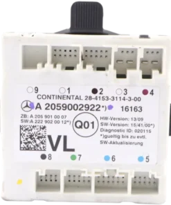 HỘP Body Control Module (BCM KHIỂN CỬA) MERCEDES-BENZ W205 Mã phụ tùng BCM A 2059002922 Body Control Module (BCM KHIỂN CỬA)  28-4153-3114-3-00 A 2059002922