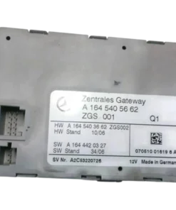 HỘP GATEWAY CONTROL MODULE UNIT MERCEDES-BENZ A W164 Mã phụ tùng BCM A 164 540 34 62 GATEWAY CONTROL MODULE UNIT ZGS 001 A 164 540 34 62