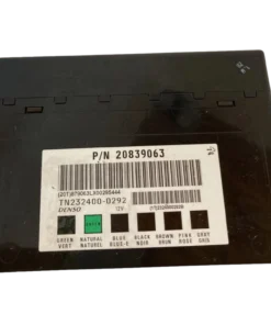 HỘP Body Control Module (BCM) CHEVROLET CAPTIVA Mã phụ tùng BCM TN232400-0292 Body Control Module (BCM) P/N 20839063 TN23240000292, TN232400-0292