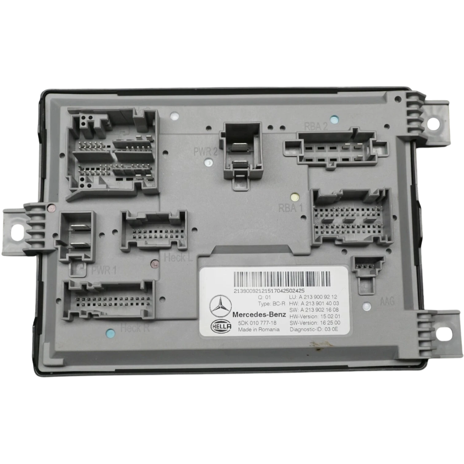 SAM MODULE ECU CONTROL UNIT MERCEDES-BENZ W213 E CLASS SAM MODULE ECU CONTROL UNIT MERCEDES-BENZ W213 E CLASSMã phụ tùng ECU ECM 
A 213 900 92 12
SAM MODULE ECU CONTROL UNIT MERCEDES-BENZ
A 213 900 92 12
A 213 901 40 03
A 213 902 16 08