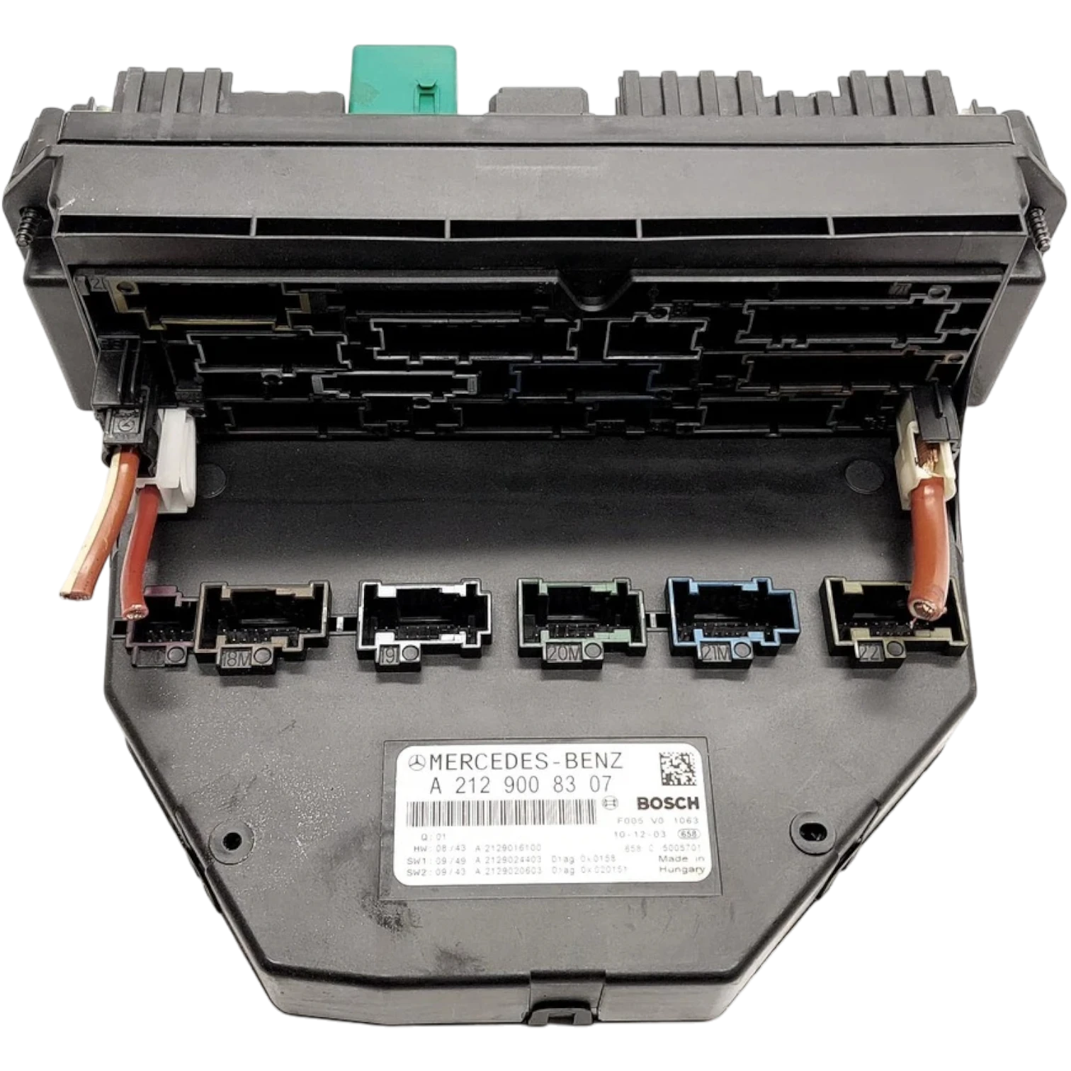 SAM MODULE ECU CONTROL UNIT MERCEDES-BENZ E350-C350-CLK250 SAM MODULE ECU CONTROL UNIT MERCEDES-BENZ E350-C350-CLK250Mã phụ tùng ECU ECM 
A 212 900 83 07
SAM MODULE ECU CONTROL UNIT MERCEDES-BENZ
A 212 900 83 07
A 212 901 61 00
A 212 902 44 03
A 212 902 06 03