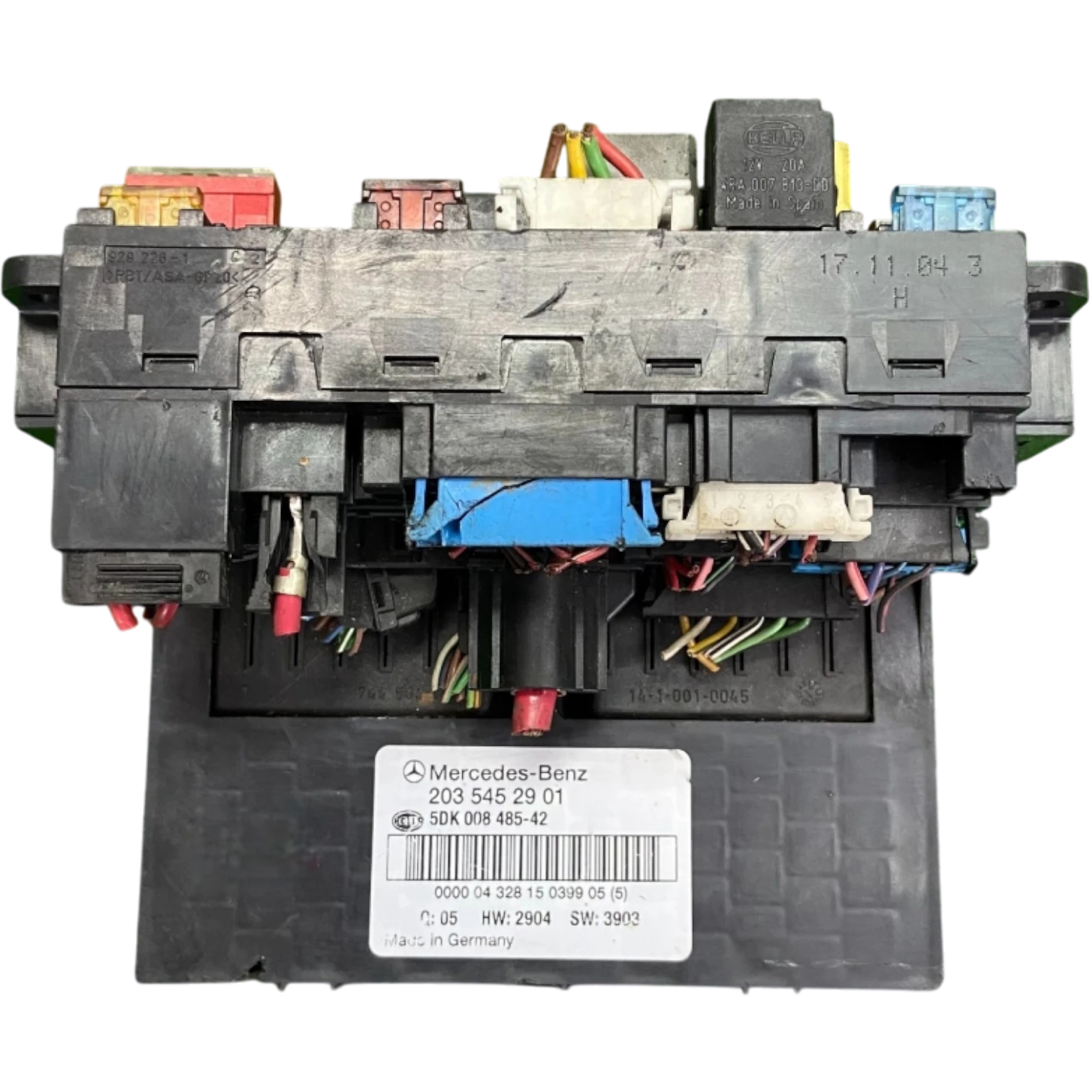 SAM MODULE ECU CONTROL UNIT MERCEDES-BENZ SAM MODULE ECU CONTROL UNIT MERCEDES-BENZMã phụ tùng ECU ECM 
203 545 29 01
 MERCEDES-BENZ
203 545 29 01
5DK 008 485-42