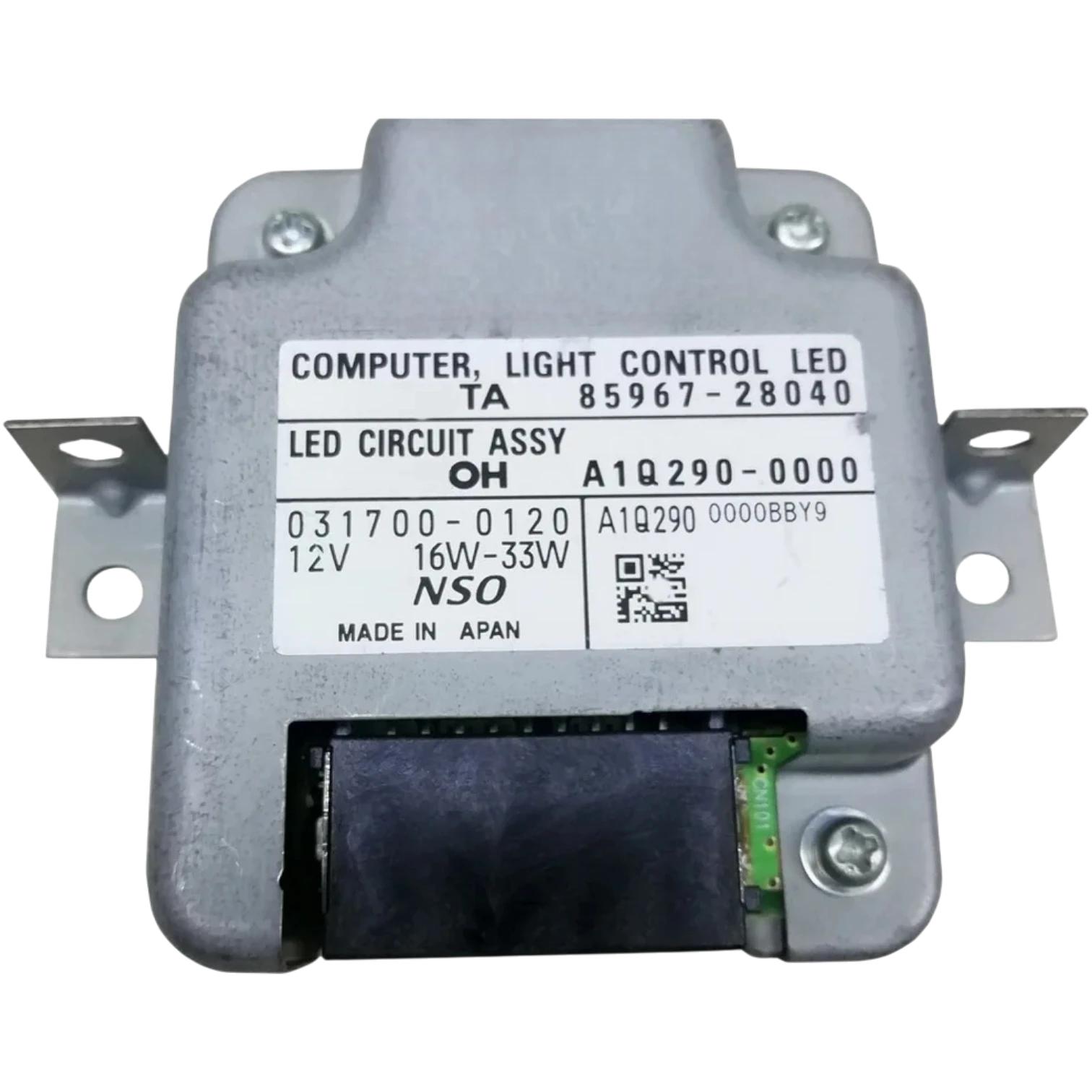 HỘP HEADLIGHT LED CONTROL UNIT TOYOTA HỘP HEADLIGHT LED CONTROL UNIT TOYOTAMã phụ tùng
85967-28030HEADLIGHT LED CONTROL UNIT85967-28030031700-0100