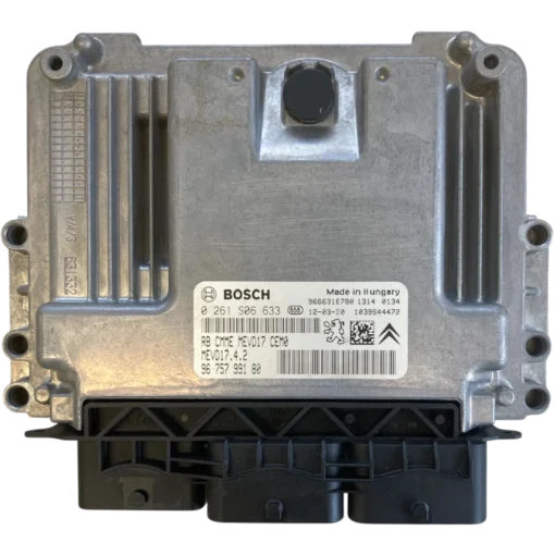 HỘP ĐIỀU KHIỂN ĐỘNG CƠ Ô TÔ ECU ECM PEUGEOT 308 1.6L Mã phụ tùng ECU ECM 0 261 S06 633  ECU ECM PEUGEOT 0 261 S06 633 96 757 991 80