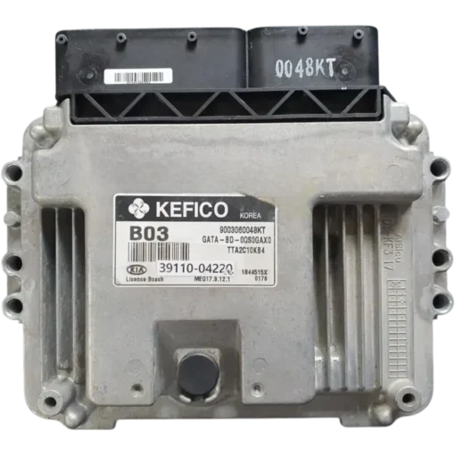 HỘP ĐIỀU KHIỂN ĐỘNG CƠ Ô TÔ ECU ECM HYUNDAI/KIA Mã phụ tùng ECU ECM 39110-04220 ECU KEFICO HYUNDAI/KIA 39110-04220 , 3911004220 9003060394KD MEG17.9.12.1