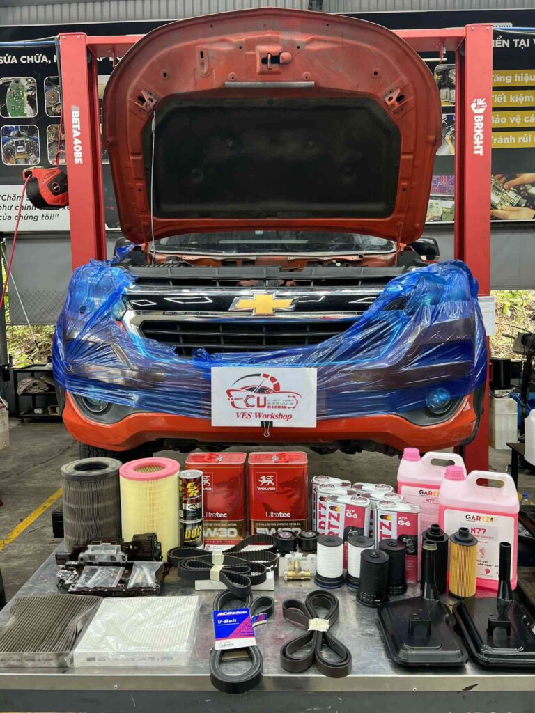Bảo Dưỡng Tổng Quát Chevrolet Colorado - Bắn Chấu & Vệ Sinh Họng Nạp Chuẩn Xác Tại VES Auto Workshop