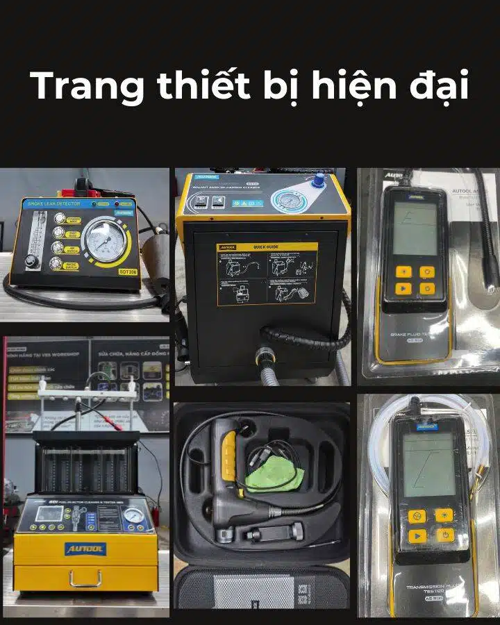 GIỚI THIỆU 18 chuyên sửa chữa và bảo dưỡng bằng trang thiết bị hiện đại