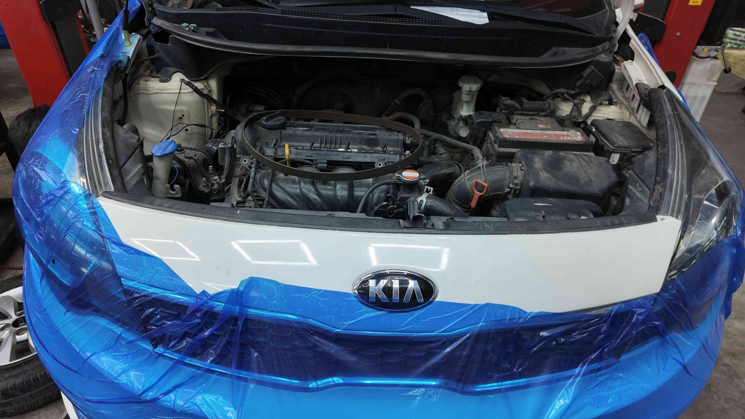 Giới thiệu dịch vụ bảo dưỡng tổng quát hệ thống gầm xe Kia Rio