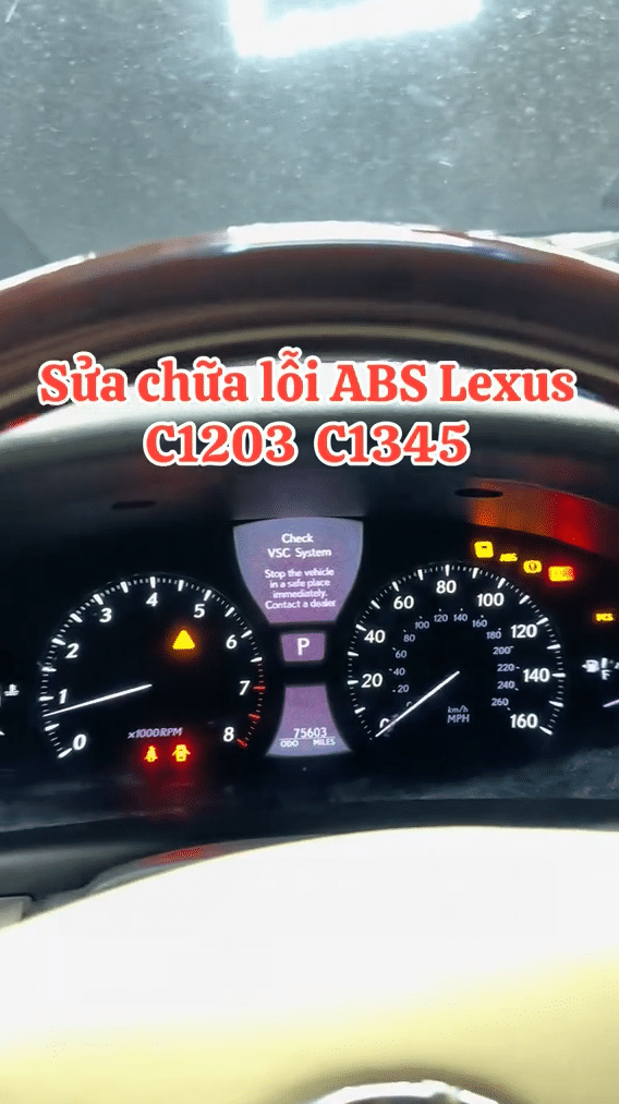 DỊCH VỤ SỬA CHỮA - TUNING/REMAP Sửa lỗi ABS Toyota-Lexus C1203/53 – ECM Communication Circuit Malfunction (C1203/53 Lỗi mạch giao tiếp ECM) Nguyên nhân, chẩn đoán, quy trình sửa chữa chuẩn hãng | VES Workshop